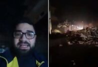 بالفيديو: مواطن سوري يتحدث عن سقوط المباني شمال سوريا جراء زلزال تركيا المدمر