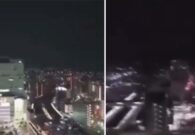 شاهد أول فيديو يرصد لحظة وقوع الزلزال في مصر بقوة 7.7 درجة