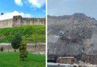 بالفيديو: تهدّم أجزاء من قلعة غازي عنتاب التاريخية جراء زلزال تركيا