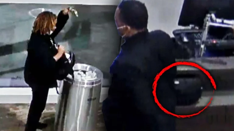 كشفتها كاميرا مراقبة فيديو يظهر لحظة سرقة موظفة طيران حقيبة مسافر داخل مطار