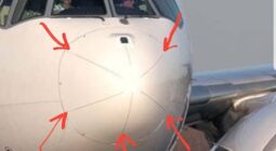 كابتن طيار يكشف سر الخطوط الطولية على الغلاف الأمامي للطائرة