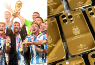 بكلفة نحو 6 ملايين دولار.. شاهد ميسى يهدي نجوم الأرجنتين هواتف ذهبية احتفالاً بلقب كأس العالم