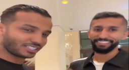 شاهد .. نايف هزازي لـ سلمان الفرج : مبروك ميسي