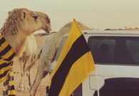 بعارين تتزين بشالات الاتحاد -فيديو