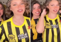 شاهد فتيات يرقصن على أنغام عسل النحل الإتي ياهو احتفالا بفوز الاتحاد بالدوري