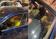 شاهد ماذا فعلت جماهير الاتحاد مع نونو سانتو أثناء تواجده في سيارته برفقة عائلته