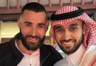 شاهد بنزيما برفقة وزير الرياضة في مطعم بجدة