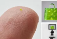 شاهد أصغر حقيبة في العالم لا يمكن رؤيتها إلا بالمجهر