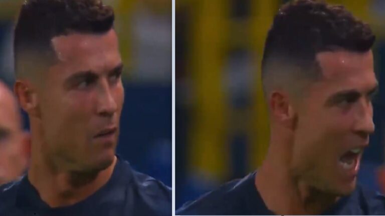فيديو.. غضب رونالدو بعد إلغاء هدفه الثاني في مباراة النصر والشباب