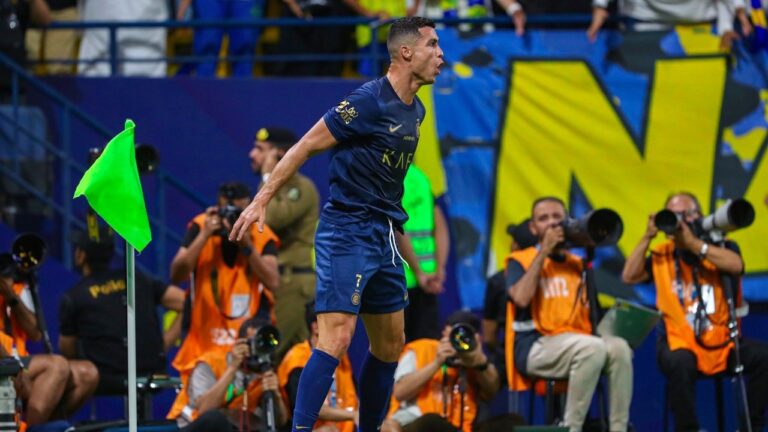 شاهد.. النصر يهزم الشباب 4-0 بفضل تألق رونالدو وماني