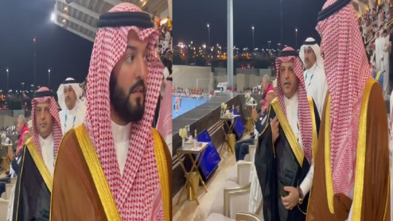 فيديو.. رئيسا الهلال والنصر يتحدثان جانبياً قبل دقائق من نهاية المباراة