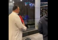 شاهد.. خالد الغامدي يعبر عن استياءه من سوء قيادة الباص الخاص بالفريق