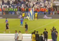 فيديو.. تصاعد الأحداث بعد نهاية نهائي كأس الملك سلمان للأندية: اشتباك بين تاليسكا وعلي البليهي