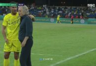 شاهد كيف تصرف رونالدو مع مدرب الهلال بعد خسارة فريقه أمام النصر؟