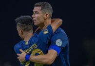 فيديو.. النصر يحقق فوزًا كبيرًا على الحزم بخمسة أهداف مقابل هدف