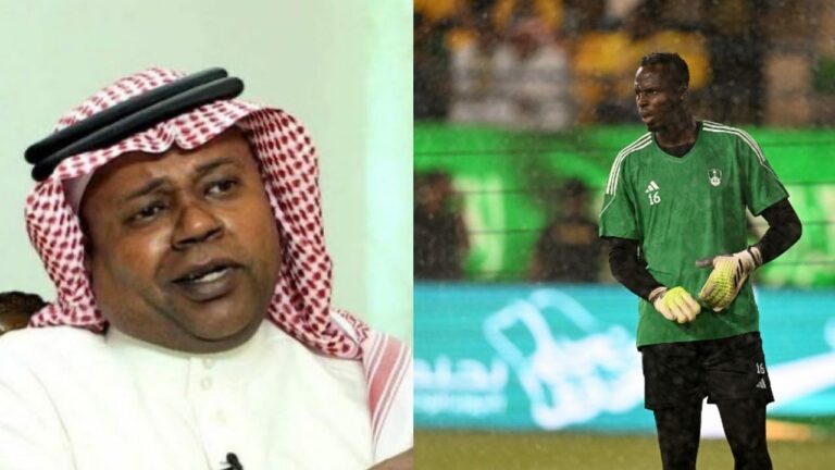 مو مندي دجاجة.. شاهد سعيد العويران يسخر من أداء حارس الأهلي أمام النصر