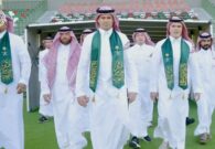 شاهد.. مدرب الاتفاق ستيفن جيرارد يشارك في احتفالات اليوم الوطني السعودي
