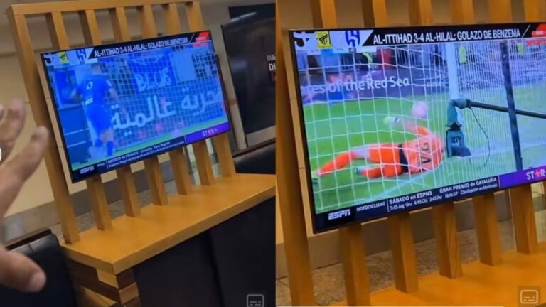 بالفيديو: يزيد الراجحي يشاهد مباراة الهلال والاتحاد في أحد مطارات الأرجنتين