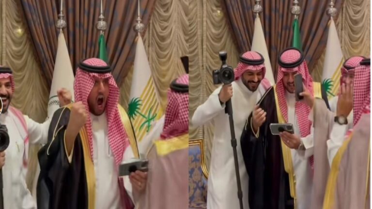شاهد عريس يشاهد الكلاسيكو أثناء حفل زفافه