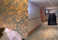 فيديو طريف متداول .. عروسان يبحثان عن غرفتهما في الفندق يوم زفافهما