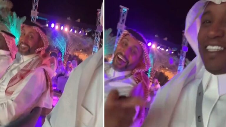 مزاح طريف بين نجوم كرة القدم خلال حفل تدشين الراعي الرسمي للدوري السعودي
