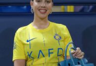 شاهد جورجينا توثق لحظة حضورها مباراة النصر والدحيل القطري