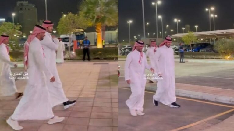 شاهد وصول الأمير تركي بن سلمان لملعب الأول بارك لدعم النصر في مواجهة بيرسبوليس الإيراني