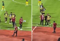 فيديو.. بنزيما يغادر مباراة الاتحاد والخليج مصابًا