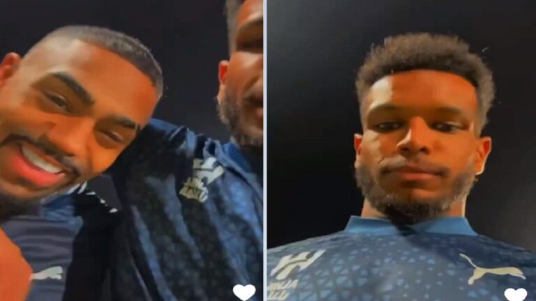 شاهد.. بليهي يداعب مالكوم بلقب سكسوكة قبل مواجهة نساجي