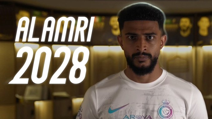 شاهد.. نادي النصر يجدد عقد عبدالإله العمري لمدة 4 أعوام