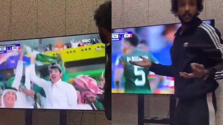 شاهد ردة فعل ياسر الشهراني على قرار الحكم بإلغاء هدف البليهي قبل التراجع واحتسابه