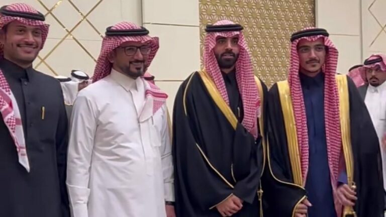 صور.. زواج لاعب نادي الشباب حسين القحطاني