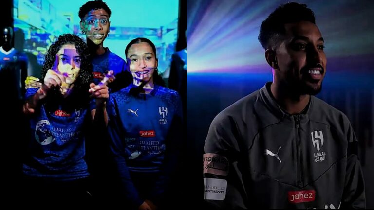 شاهد ردود فعل نجوم الهلال والنصر بعد رؤيتهم استاد الأمير محمد بن سلمان لأول مرة