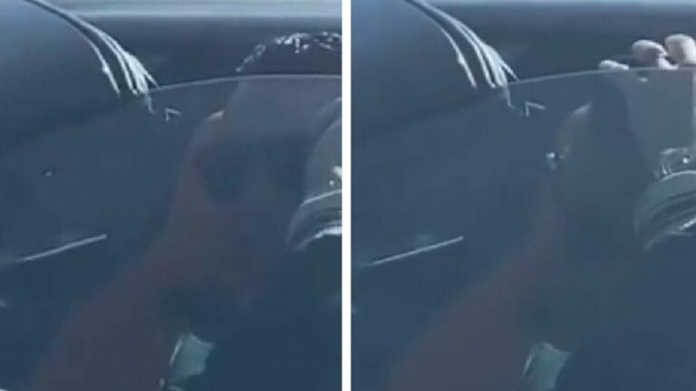 شاهد فتاة تصادف كريستيانو رونالدو عند أحد إشارات المرور في الرياض