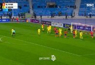شاهد احتجاجات على قرار الحكم في نهاية مباراة النصر والفيحاء