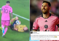 شاهد ميسي يثير الجدل بتصرفه مع لاعب مصاب خلال افتتاح الدوري الأمريكي