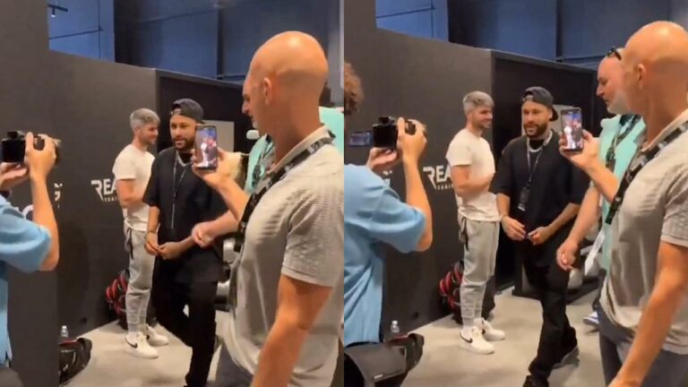 شاهد نيمار يتجول في البوليفارد وسط معجبيه