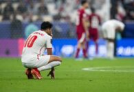 شاهد.. موسى التعمري نجم منتخب الأردن ينهار في البكاء بعد خسارة نهائي كأس آسيا أمام قطر