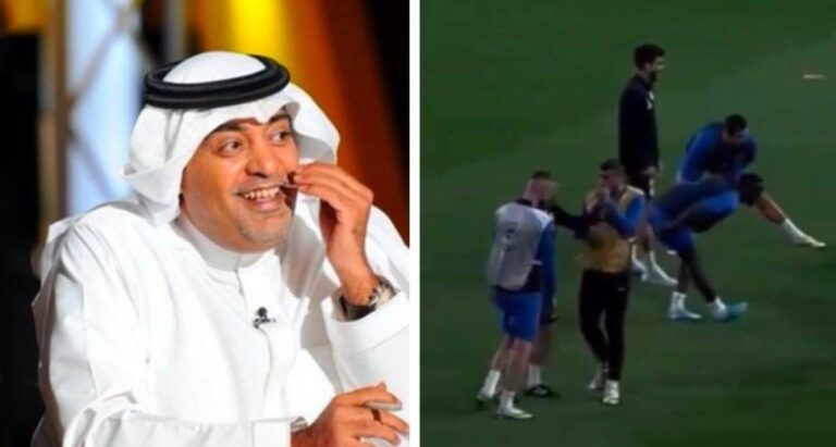 وليد الفراج يعلق على مشادة بروزوفيتش ولابورت أثناء إحماء لاعبي النصر ويثير الجدل