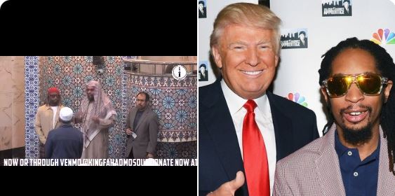 شاهد اعتناق مغني راب أمريكي شهير الإسلام ونطقه بالشهادة في مسجد الملك فهد بكاليفورنيا