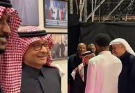 شاهد عبد المجيد عبدالله برفقة البليهي والشهراني ويهني الهلال بفوزه على الاتحاد