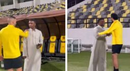 بالفيديو: محمد نور يؤازر لاعبي الاتحاد قبل مواجهة الهلال