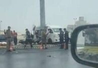 صور.. حادث مؤسف يصيب باص طالبات جامعة أم القرى في مكة