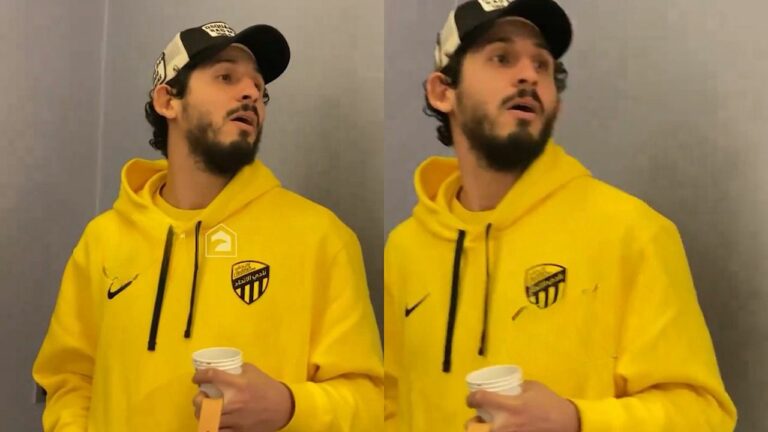 شاهد أحمد حجازي يغضب من صحفيين عقب مباراة الهلال بسبب ضحكة