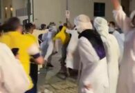 اشتباكات بين جماهير فريقي العين والنصر بعد المباراة في الإمارات -فيديو