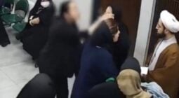 مشاجرة بين رجل دين إيراني وسيدة بسبب تصوير خلسة داخل مركز طبي