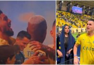 شاهد شبيه رونالدو التركي يثير ضجة بين جماهير النصر