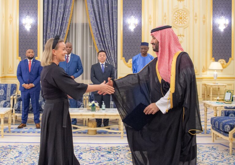 صور.. ولي العهد يتسلم أوراق اعتماد سفراء 25 دولة شقيقة وصديقة