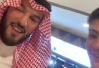 فيديو.. شاب يوثق لحظة لقائه برئيس نادي الهلال ولاعبيه قبل مباراة ضمك