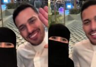 شاهد محترف طائرة الهلال جواو رافائيل وزوجته يحتفلان بالأجواء الرمضانية بطريقة مميزة ويخطفان الأنظار